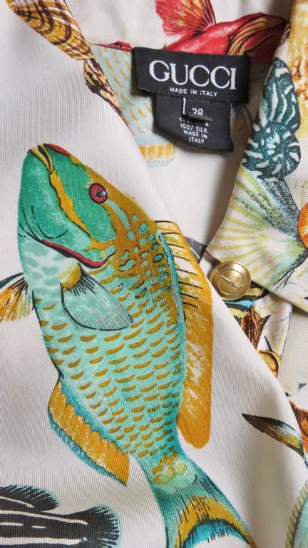 gucci fish print|Gucci fashion show.